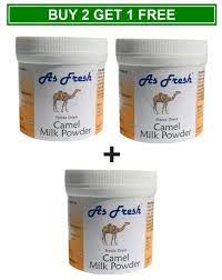 Purchase our great tasting camel milk powder. As Fresh Freeze Dried Camel Milk Powder 300gm Bottle Pack Size 3x100g Bottles Rs 1394 Pack Id 19937105988