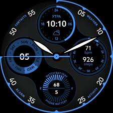 Themeable Watchface With Steps Counter And Heart Rate App Access Theme Picker Tap Center Of Screen To Change Color We Huawei Watch Watch Faces Apple Watch