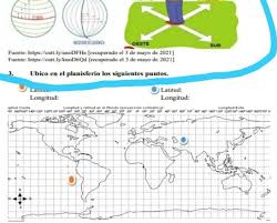 They converge at the poles. Ubico En El Planisferio Los Siguientes Puntos Latitud Longitud Ayuda Plis Doy Corona Y Puntos Es Brainly Lat