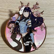 Mochishinobi Hinata Enamel Pin Club Naruto exclusive