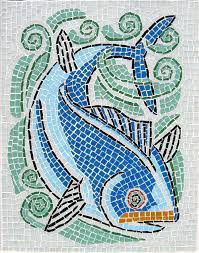 Retro Whale Glass Mosaic 2006 Mosaic Art Mosaic Artwork Mosaic Glass