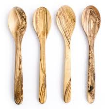 Set Of Four Olive Wood Spoons The Pioneer Woman Mercantile Olive Wood Olive Wood Kitchen Wood Spoon