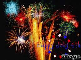 4th of july with an american flag plus glitter animation. 4th Of July Fireworks Imagem Gif Find On Gifer