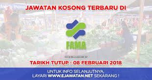 Jawatan kosong di sunway resort hotels sdn bhd 2018 via bestjobmalaysia.blogspot.com. Lembaga Pemasaran Pertanian Persekutuan Fama 08 Februari 2018 Jawatan Kosong 2020