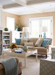 45 Coastal Style Home Designs Cuded Beige Living Rooms Tan Living Room Living Room Turquoise