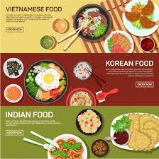 Which of these products do people eat for breakfast, lunch, and dinner? Asian Street Food Web Banner Asian Street Food Food Street Food