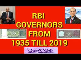Sir osborne smith who was a british banker. List Of Rbi Governors From 1935 Till 2019 Youtube