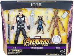 Infinity war, oliver and his team… for avengers: Thor Rocket Groot Action Figure 3 Pack Marvel Legends Exclusive Avengers Infinity War 15 Cm Blacksbricks