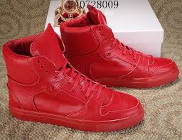 While things can get too casual if a person is not careful, meticulous styling can turn these bright sneakers into a sophisticated outfit. 2015 Autumn Winter Fashion Luxury Brand Designer Shoes Men Casual High Top Sneakers Red White High Quality Genuine Leather Shoes Shoes Coach Shoes Tennisshoe Shoes Shoes Aliexpress