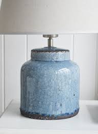 Table lamps are a perfect way to accessorise a room and they come in a wide variety of styles. Blue Compton Ceramic Lamp New England Style Table Lamps