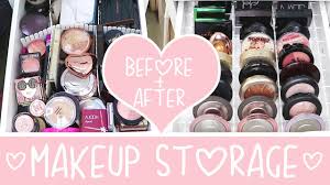.holders jewelry bags makeup bags makeup brush organizers makeup clutches makeup organizers makeup pencil cases makeup pouches makeup train cases <span. Makeup Storage Ikea Alex Drawer Makeover With Acrylic Dividers Youtube