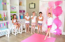 Get ready to dance with these awesome rhythmic gymnastics accessories you can make share your ag crafts using #agdiy. A Glam Girlie Gymnastics Birthday Party Hostess With The Mostess