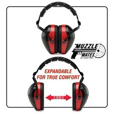 The better ones tend to. Muzzle Mates Heavy Duty 32db Noise Cancelling Ear Muffs Sweat Proof Padded Headband Fully Adjustable Cups Ultimate Hearing Protection For Gun Range Shooting Hunting Construction Work Kmd Direct