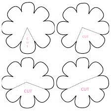 This is a classic paper rose printable template with lots of layers. Four White Floral Illustration Paper Flower Rose Template Pattern Free Flower Templates Printable Template Angle White Png Pngwing