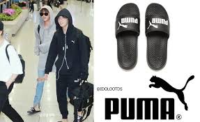 Idol Outfits On Twitter Slides Outfit Pumas Shoes Sandals