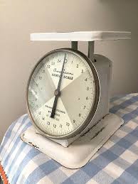 vintage kitchen scales makeover