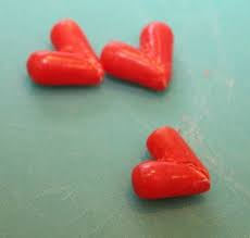 Making Heart Shaped Candies Recipe Heart Shaped Candy Hot Tamales Heart Shapes
