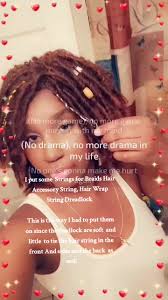 Wrapping String around Dreads