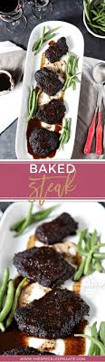 Baked Steak Recipe Baked Steak Beef Recipes Recipes