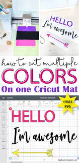 Download How To Cut Multiple Colors On One Cricut Mat Daydream Into Reality