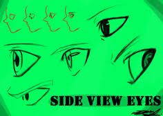 Contour and flat coloring book versions. Male Anime Eyes Side Profile Novocom Top