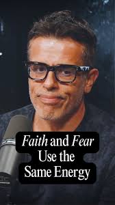 Faith and fear are the same energy.. they just project in opposite  directions. ⚡️, Faith is focusing