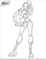 Harmony of colour book thirty eight: Winx Club Coloring Book Sheet Coloring Library