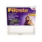 Filtrete Healthy Living Ultra Allergen Filter, MPR 1500, 20-in x 20-in x 1-in, 2-pk 3M