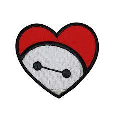 Big Hero 6 Baymax Heart Patch Disney Child S Outfit Etsy In 2021 Disney Patches Diy Patches Iron On Patches