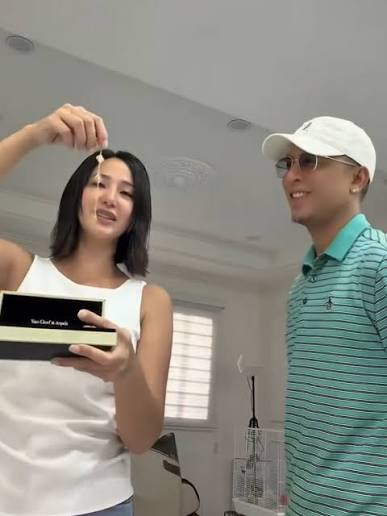 Actress Katrina Halili received a sweet Mother's Day surprise from Kris  Lawrence, who gifted her flowers and a bracelet. In a Facebook video shared  by Katrina, she initially thought the gift box