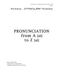 Below are three commonly mispronounced sounds. Pronunciation From A Ei To Z Zi Routledge
