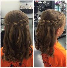 Don any one that best suits to you and represent your taste, style and inner self. Best Wedding Hairstyles Half Up Half Down Short Hair Kids 19 Ideas Hair Styles Short Hair For Kids Flower Girl Hairstyles
