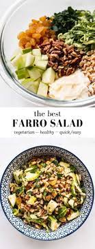 The Best Farro Salad Recipe Farro Recipes Farro Salad Recipes Farro Salad