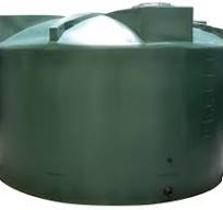 5000 Gallon Plastic Short Rainwater Harvesting Tank ...