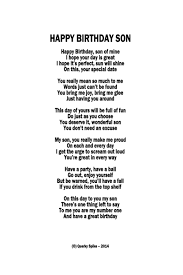 Birthday Poem For My Son From Mom Happy Birthday Son Poems Happy Birthday Son Birthday Boy Quotes Son Birthday Quotes