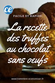 Facile Et Rapide Ma Recette Sans Oeufs De Truffes Au Chocolat Recette Truffes Au Chocolat Recette Oeuf Truffe Recette
