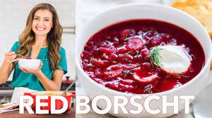 Tie the ends of the cheesecloth around the spices and set aside. Classic Borscht Recipe Video
