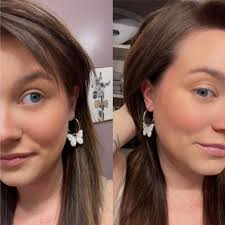 I love butterflies 🦋 Check out my necklace, headband and scrub top.