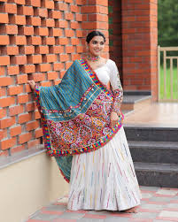 Girl Mirror Work Lehenga