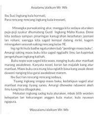 Contoh pidato bahasa jawa karma kedua adalah tentang kebersihan lingkungan. Contoh Pidato Bahasa Jawa Dengan Tema Wirausaha Tolong Jawab Yaa Brainly Co Id