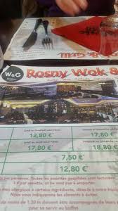 Le Tarif Photo De Rosny Wok Grill Rosny Sous Bois Tripadvisor