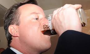 Photograph: Associated Newspaper/Mark Large. On hearing that David Cameron accidentally left his eight-year-old daughter behind in a Buckinghamshire pub, ... - David-Cameron-enjoys-a-pi-008