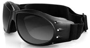 Bobster Cruiser Motorcycle Goggles With Black Frame And Anti Fog Reflective Lens Motorcycle Goggles Goggles Cruiser Motorcycle