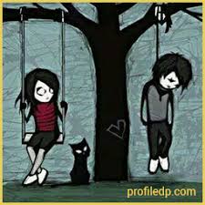 Whether you are feeling happy sad energetic motivational romantic devotional we have handpicked and selected the best profile pictures for girls. Love Sad Cartoon Profile Pics