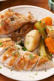 While your chicken cooks, put your turkey bacon in the oven (400 degrees for 15 minutes or so). 20 Best Instant Pot Chicken Recipes Pressure Cooker Chicken Meals