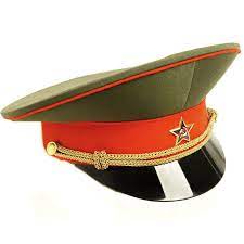 Russian Soviet Army Military Officer Uniform Visor Peaked Hat Cap New Reproduction Of Soviet Military Uniform Visor Hat Visor Hats Army Hat Military Uniform