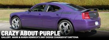 Crazy About Purple Mark Karen Hemrich S 2007 Dodge Charger R T Daytona Mopar Connection Magazine A Comprehensive Daily Resource For Mopar Enthusiast News Features And The Latest Mopar Techmopar Connection All windows and door locks work!
