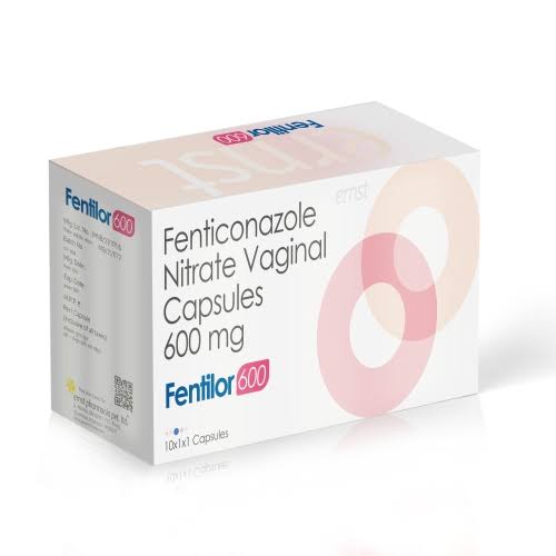 Fenticonazole Nitrate Vaginal Capsules 600Mg - Fentilor Soft gelatin Capsule - Pharma