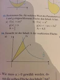 Procedendo col metodo di sostituzione oppure usando un trucco algebrico. Integral Wie Ist Die Aufgabe 14a Zu Losen Inhalt Der Markierten Flache Mathelounge