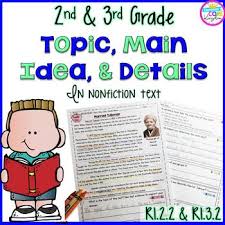 Main Idea Details 2nd Ri 2 2 3rd Ri 3 2 Google Distance Learning Reading Informational Texts Reading Comprehension Passages Reading Comprehension